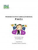 PROGRAMA DE APOYO CURRICULAR INDIVIDUAL P.A.C.I.