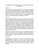 Implementación de un sistema de costos: una necesidad para todas las empresas