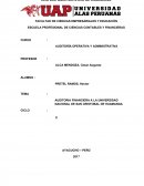 AUDITORIA FINANCIERA A LA UNIVERSIDAD NACIONAL DE SAN CRISTOBAL DE HUAMANGA