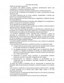 Principios procesales Señale los principios procesales