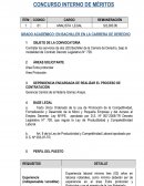 CONCURSO INTERNO DE MÉRITOS