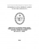 DIRECTIVA DE VIÁTICOS DE LA UNIVERSIDAD NACIONAL HERMILIO VALDIZAN