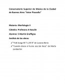 Analisis Berio y Lambertini