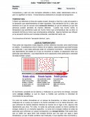 GUÍA: ”TEMPERATURA Y CALOR”