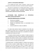 ¿Qué es la inteligencia emocional?