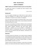 TEMA: Fuentes de información desde el punto de vista policial