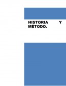 Historia y su metodo