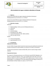 TRATAMIENTO DE AGUAS RESIDUALES. Página 1