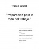Preparación para la vida del trabajo