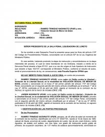 DICTAMEN PENAL SUPERIOR EXPEDIENTE. Página 1