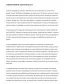 Comos se da el Comentario de Esética. Kant.