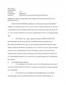 DEMANDA DE NEGACIÓN DE RECONOCIIENTO