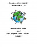Ensayo de la Globalización. Constitución de 1917