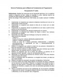 Problemario de programación Serie de Problemas para la Materia de Fundamentos de Programación