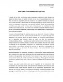 RELACIONES ENTRE EMPRESARIOS Y ESTADO