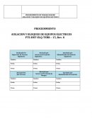 Bloqueo electrico AISLACION Y BLOQUEO DE EQUIPOS ELECTRICOS PTS-DRT-ELQ-TERR