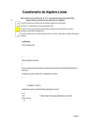 cuestionario de algebra lineal