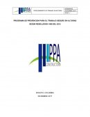 PROGRAMA DE PREVENCION PARA EL TRABAJO SEGURO EN ALTURAS