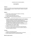 LAVADO GASTRICO Retirar líquidos o pequeñas partículas de material en el estomago