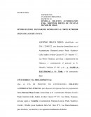 Ensayo de Demanda de autorizacion para disponer bienes de incapaz