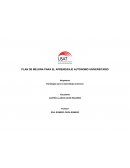 PLAN DE MEJORA PARA EL APRENDIZAJE AUTÓNOMO UNIVERSITARIO