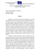 Desarrollo Sustentable INSTITUTO PEDAGÓGICO RURAL “GERVASIO RUBIO”