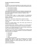 Un Resumen El estado como objeto del conocimiento