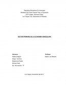 Sector primario de la economía venezolana
