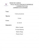 Costos por porcesos