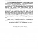 REQUERIMIENTO DE EJECUCION DE SENTENCIA CON APERCIBIMIENTO