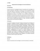 Importancia de la tecnología en la Carrera de Sistemas e Informática