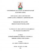 PROYECTO DE INVESTIGACIÓN “LA WEB 2.0 Y SU APLICACIÓN EN EL DESARROLLO DEL TRABAJO COLABORATIVO.”