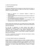 Ejemplo de la estructura organizacional de una empresa constructora media