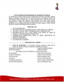 Acta de sesion extraordinaria de acuerdo de cabildo
