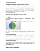 ANÁLISIS DEL PRODUCTO Determinación del mercado el que se encuentra el producto