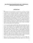 Como se da el Ensayo de mañversacion de recursos