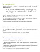 Utilice su navegador y escriba en su barra de direcciones la frase “Tipos de acoso escolar”.