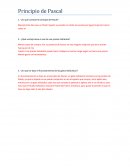 Actividad del Principio de Pascal
