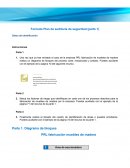 Formato Plan de auditoría de seguridad (parte 1) Datos de identificación