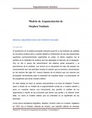 MODELO ARGUMENTATIVO DE STEPHEN TOULMIN