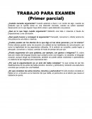 TRABAJO PARA EXAMEN (Primer parcial)