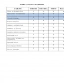 MATRIZ CUALITATIVA DE PIZZA HUT