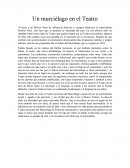 Un murciélago en el Teatro