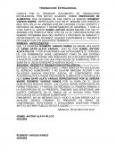 Transacción Extrajudicial Alimentos