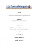 La distribución de Competencias en un sistema federal, su incidencia en la Integración