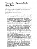 Un eclipse lunar en 2014