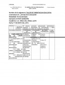 TALLER DE ORIENTACION EDUCATIVA ciencias de la educación