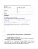 Tecnologías alimentarias: Estados de resultados por canales de distribución