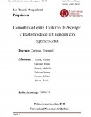 Comorbilidad entre Trastorno de Asperger y Trastorno de déficit atención con hiperactividad
