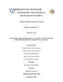 ESTUDIO DEL MECHERO DE BUNSEN Y ANALISIS CUALITATIVOS DEL ESPECTRO DE EMISION (COLORACION A LA LLMA).